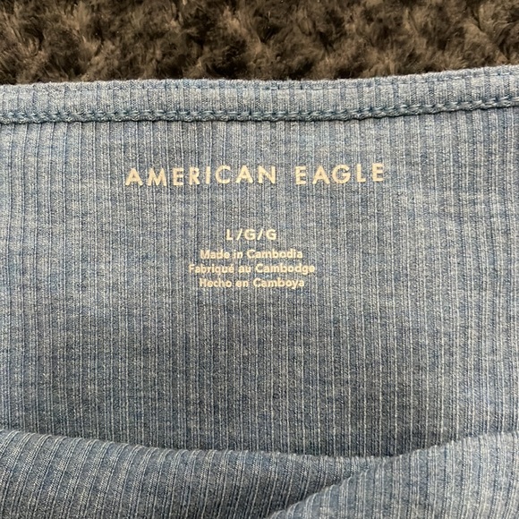 American Eagle ladies cropped tank top, size large - Picture 3 of 3
